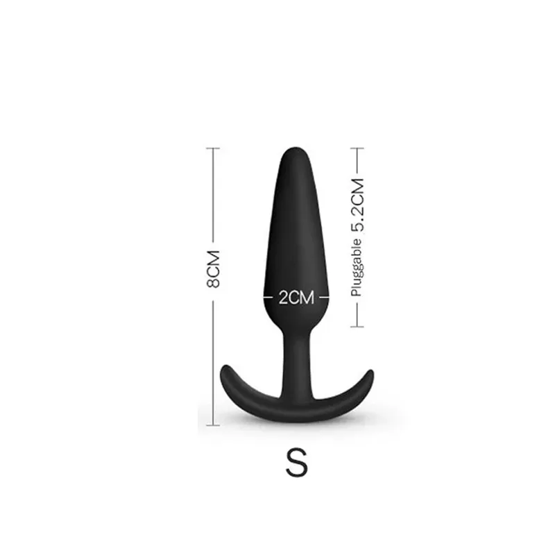 T Shape אנאלי תקע 3 גדלים רך סיליקון Butt Plug Stimulator אנאלי צעצועי מין לעיסוי ערמונית דילדו לנשים גברים צעצועי מין למבוגרים