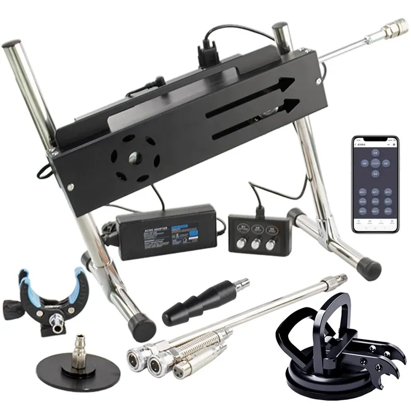 Νέα εφαρμογή Sex Machine & Wired & Wireless Control Turbo Gear Powerful Machine Love with Dildo for Adults Masturbation