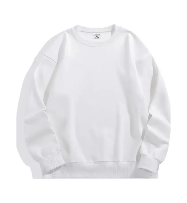 FAI DA TE Logo Personalizzato 500GSM Pesante Felpe da Uomo Nuovo Autunno Inverno di Spessore In Cotone Da Uomo Top di Colore Solido Felpe Felpa Pullover