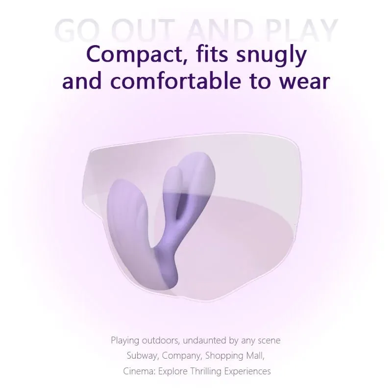 Vibrator G Spot לביש לנשים APP שלט רחוק 10 רטט 3 מצבי סיבוב גירוי דגדגן צעצוע מין נשי אורגזמה