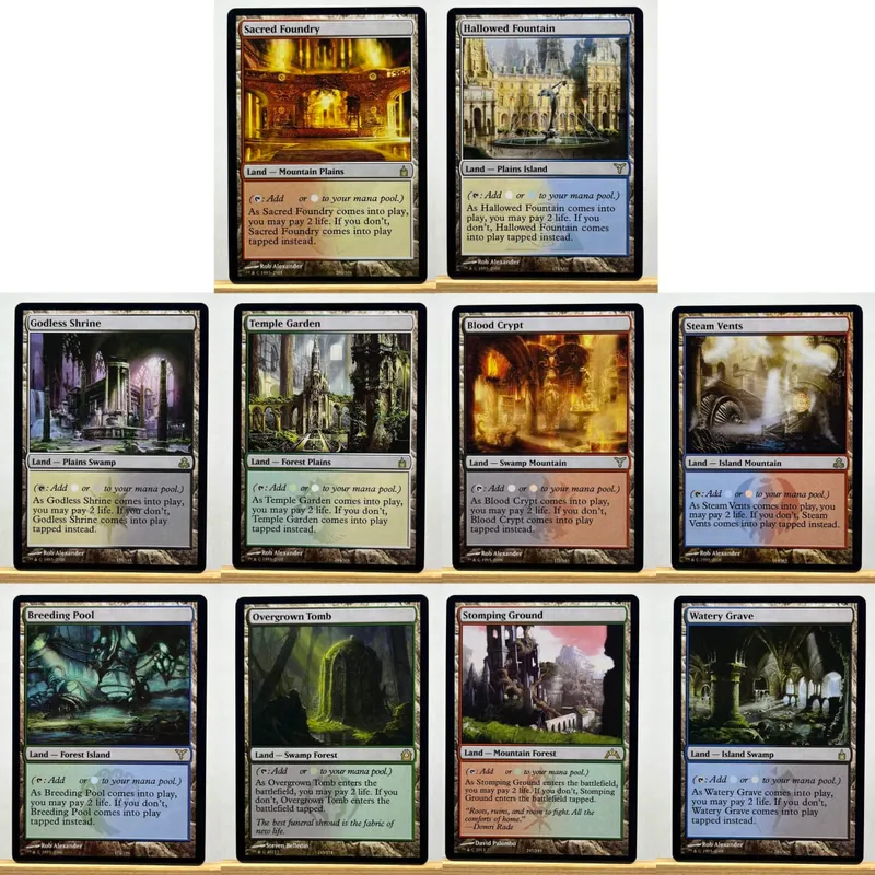 TCG Proxy Cards Deck Borad Games הולוגרמה בודדת לוטוס שחור Power9 Dual Landes The One Ring — image 16