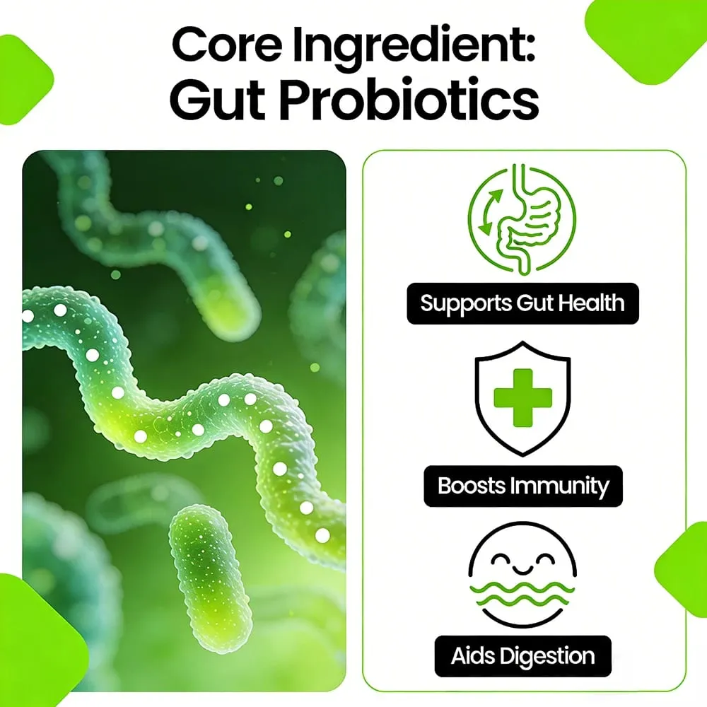 Probiotic Prebiotics & Digestive Enzymes Capsules Colon Cleanse & Detox Supports Gut Health Digestion & Balance Gut Bacteria
