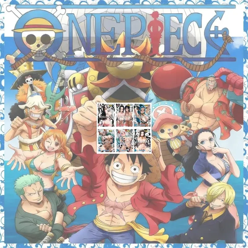 Anime One Piece Diy Color Flash Cards Hancock Perona Nami Robin Yamato Collection Cards Christmas Birthday Gifts Children's Toys