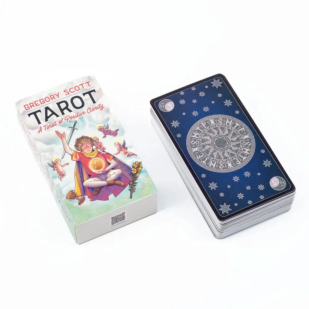 Hot Selling Gregory Scott Tarot 78-card Deck English Visions For Beginners Παζλ Leisure Family Friend Party Game 11,1*6,1cm