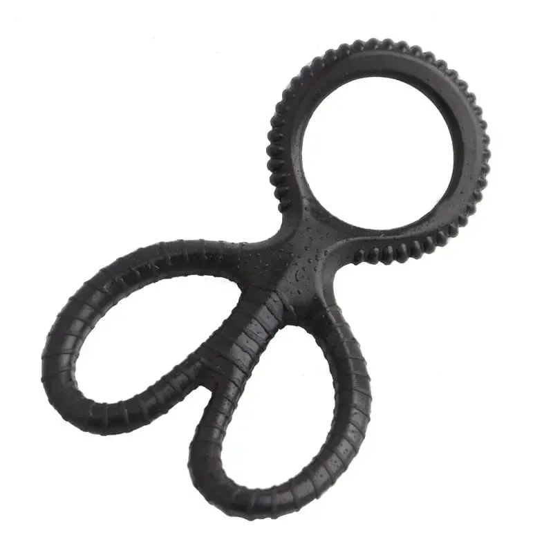 3 Pcs/Set Cock Ring Delay Ejaculation Adult Toys For Men Dick Enlargement Silicone Penis Ring Male Sex Toys Stronger Erection