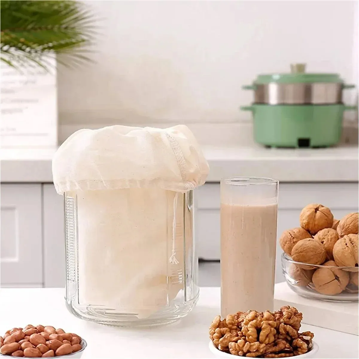 Cotton Gauze Mga Item sa Kusina Tofu Cheese Filter Cloth Butter Milk Coffee Filter Tools Gadgets Dining Bar Home Garden
