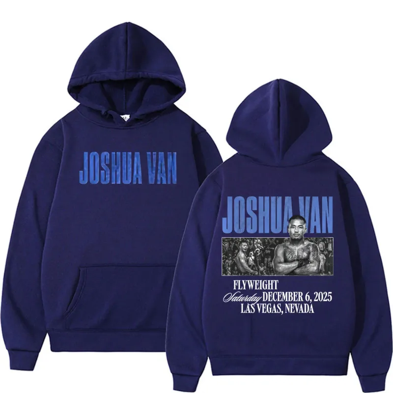 Joshua Van The Fearless Fan Geschenke Hoodies Herrenbekleidung Gewalt Ästhetisches Sweatshirt Lässiger Bodywarmer Fleece Hoodie Pullover