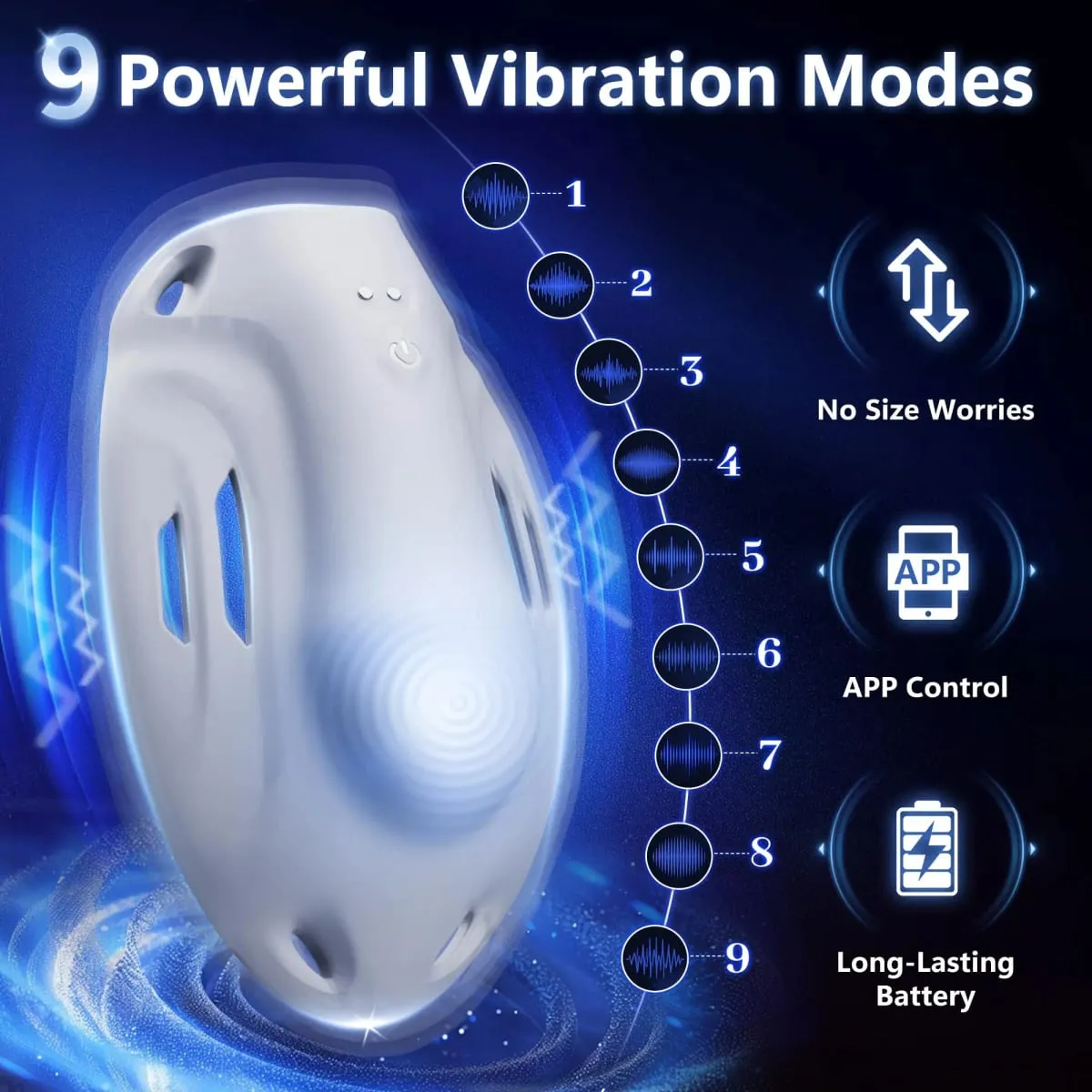 Férfi maszturbátor hordható pénisz edzés vibrátor APP Control Glans Trainer stimulátor vibráló felnőtt szexjátékok férfiaknak