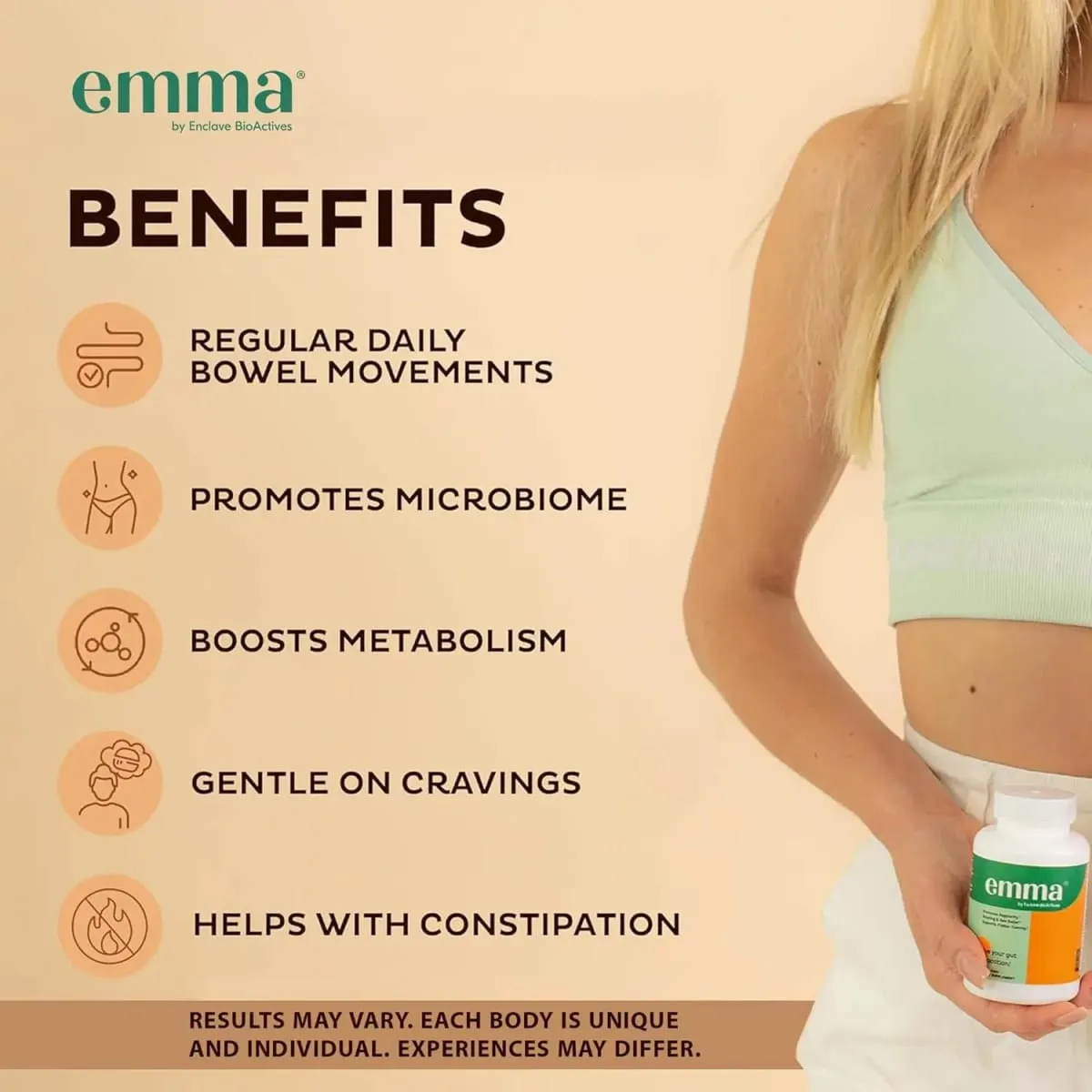 Gut health relief supplement supports leaky gut and digestive system relieves constipation bloating and gas 60 capsules