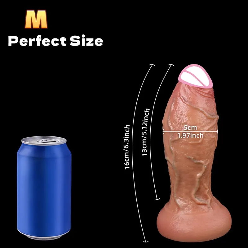 XXL Spuer Μεγαλύτερο Ρεαλιστικό Dildos Χοντρό πέος Παχύ πέους Dildo Παχύ Παιχνίδι Αυνανισμού 18+