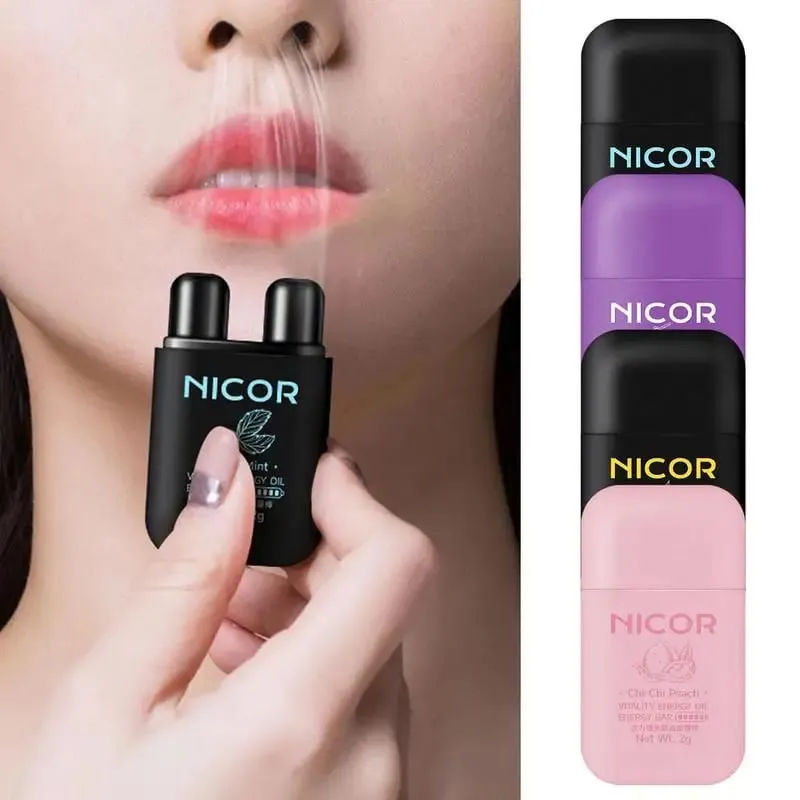 ΝΕΑ Double Hole Energizing Energy Bar Aromatherapy Nasal Inhaler Energy Vapors Stick Aromatherapy Stick Stimulating Scent — image 2