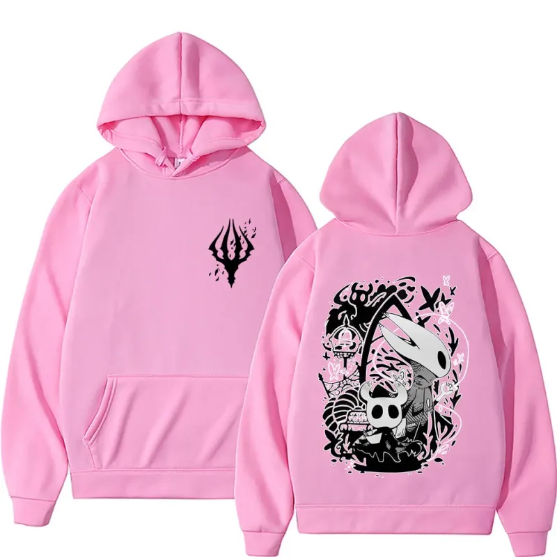 Oyun içi boş şövalye grafik kapşonlu erkek kadın giyim rahat büyük boy streetwear erkek Vintage polar kapüşonlular hayranları hediye eşofmanı — image 11