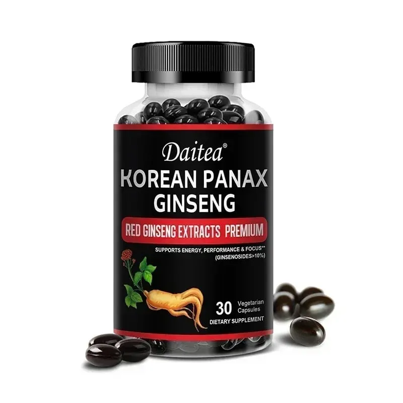 Korean Red Ginseng Capsules-1000 Mg Boosts Energy Endurance Athletic Performance and Muscle Strength Supports Immune Health — image 8