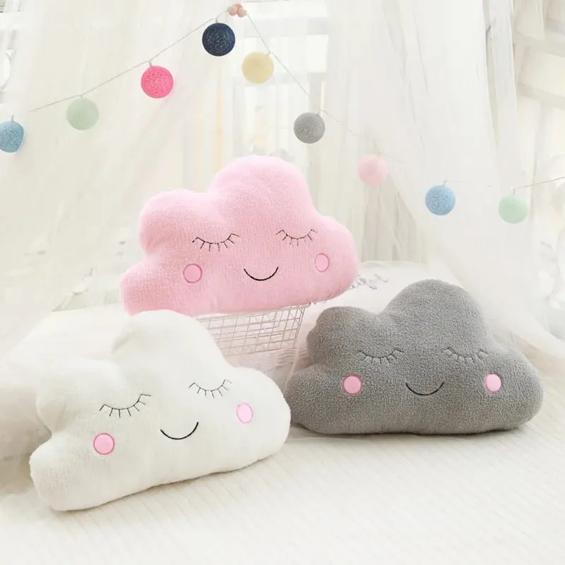 Hot Stuffed Cloud Moon Star Raindrop plüsspárna puha párna játékok gyerekeknek baba gyerekek lány karácsonyi ajándék szoba autó dekoráció