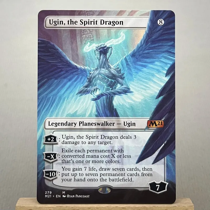 CC1 C19 MH1 FAR M21 HOLO12-Ⅰ02 TCG Proxy Cards Sylvan Library Ugin the Spirit Dragon Force of Negation Elesh Norn