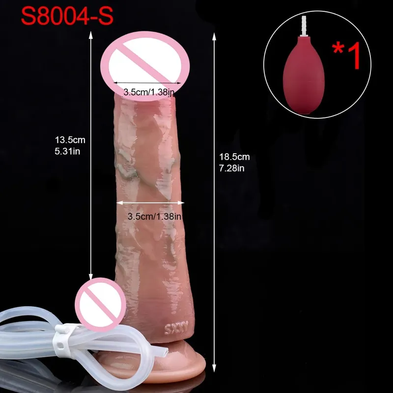 5 Styles Ultra Squirting Dildo Anal Plug Sex Toys For Men Women Gay Masturbator Ejaculating Adult Toys