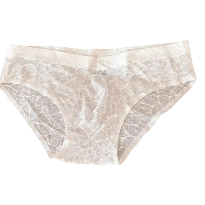 Cool Summer 3D Bulge Pouch Men's Underwear Lingerie Transparent Mesh Panties Thin Stripe Grid Triangle Panties Men — image 20