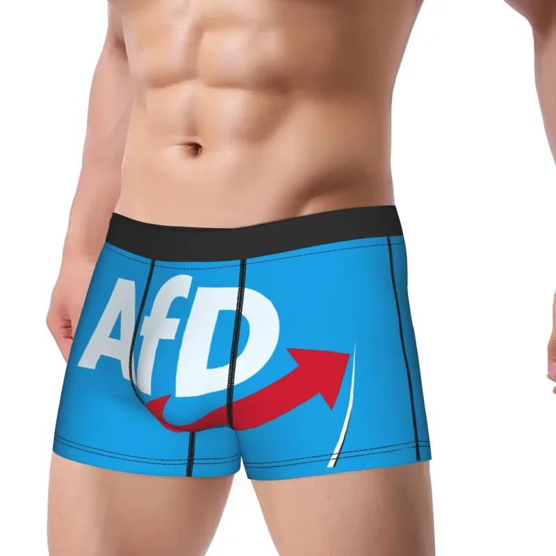 البديل Afd ألمانيا السراويل ملخصات الملابس الداخلية عالية الجودة رجل الجدة Boxershorts الطباعة زائد حجم سراويل — image 2