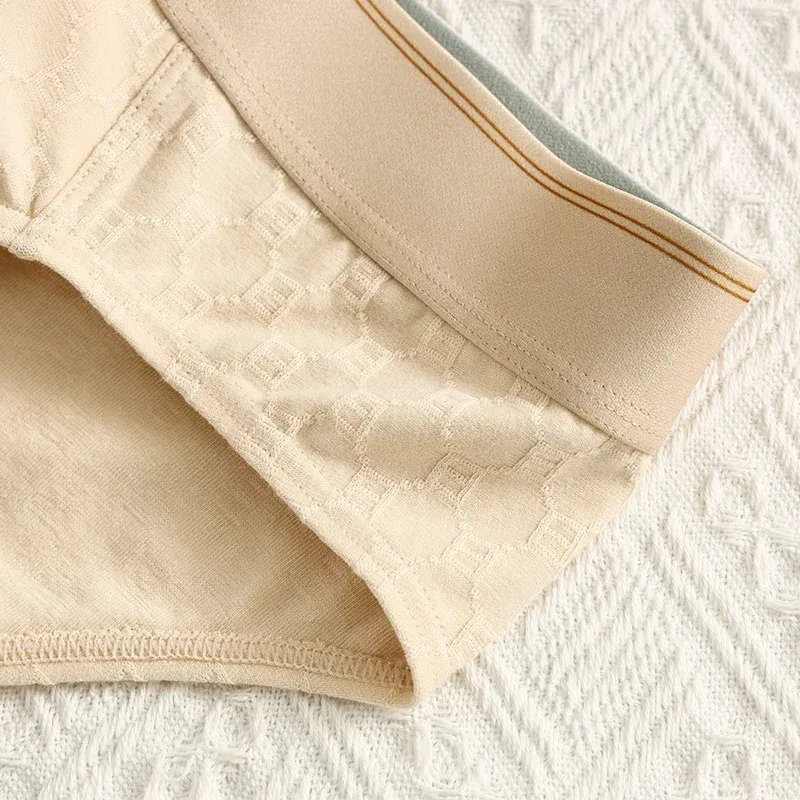 Fashion Men's Underwear Breathable and Comfy Pure Cotton Knit Briefs — image 15