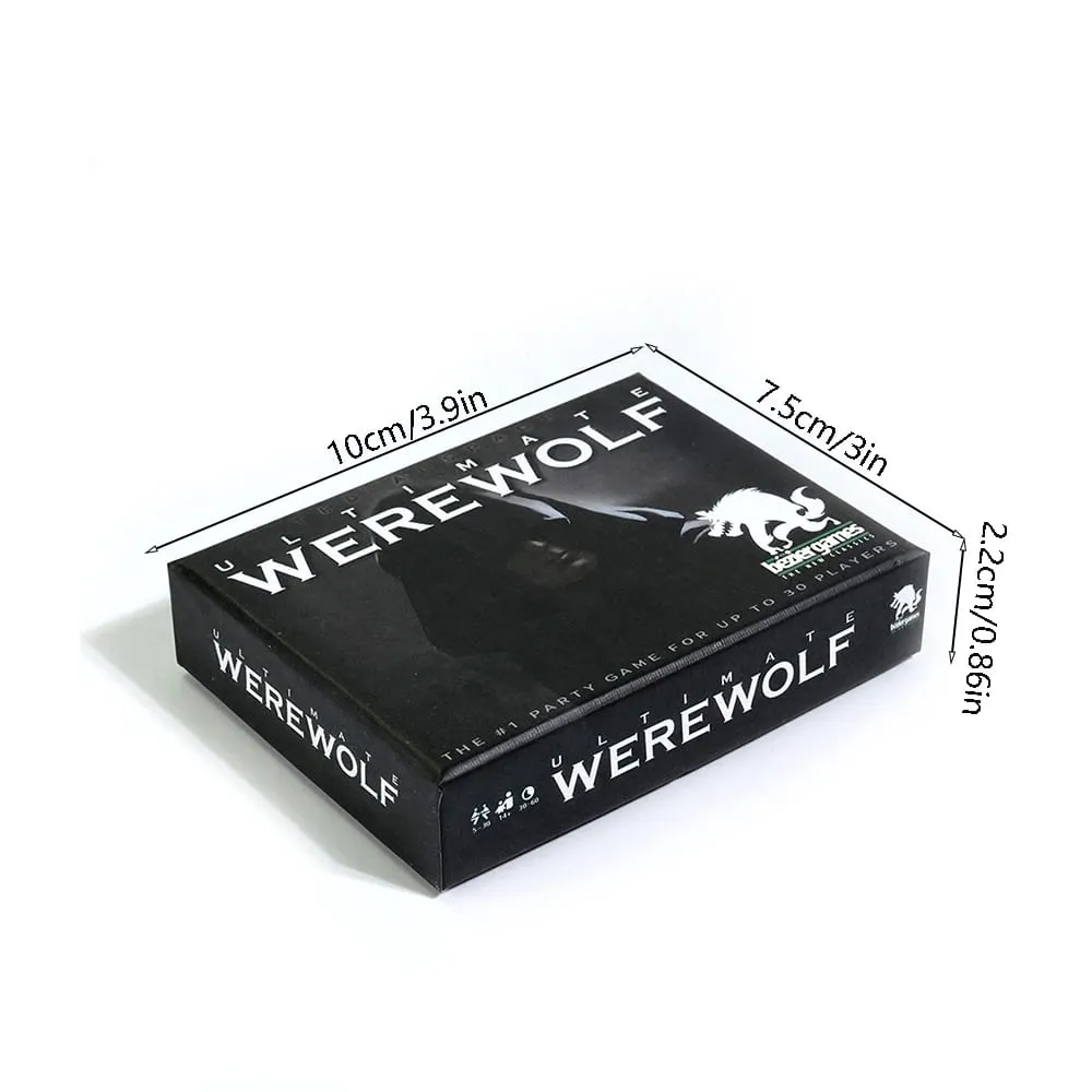 Ultimate Werewolf Revised Edition Card Game 14 Unique Roles On 34 Role Cards Διατηρεί τα παιχνίδια φρέσκα και συναρπαστικό παιχνίδι Werewolf Party — image 6
