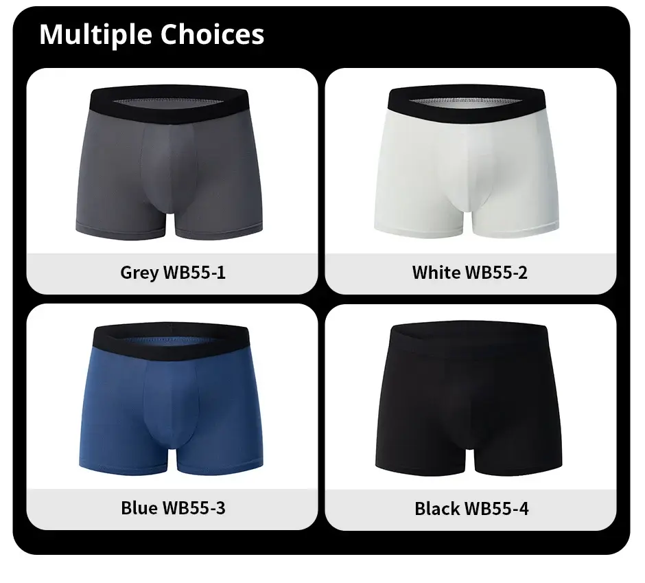 8-piece Set Of Men's Underwear Mixed With Youth Quick Drying Sporty Comfortable Plus Size Casual Flat Corner Pants Trendy — image 6