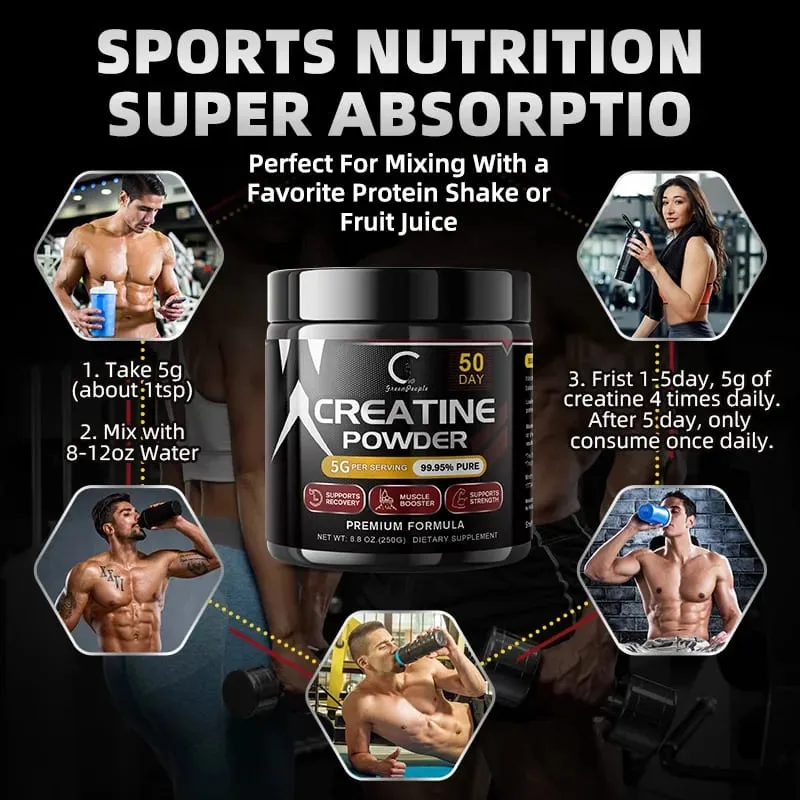 Pre Workout Creatine Powder for Men & Women - Cognitive & Exercise Performance Support - NSF Certified for Sport- 150 Grams