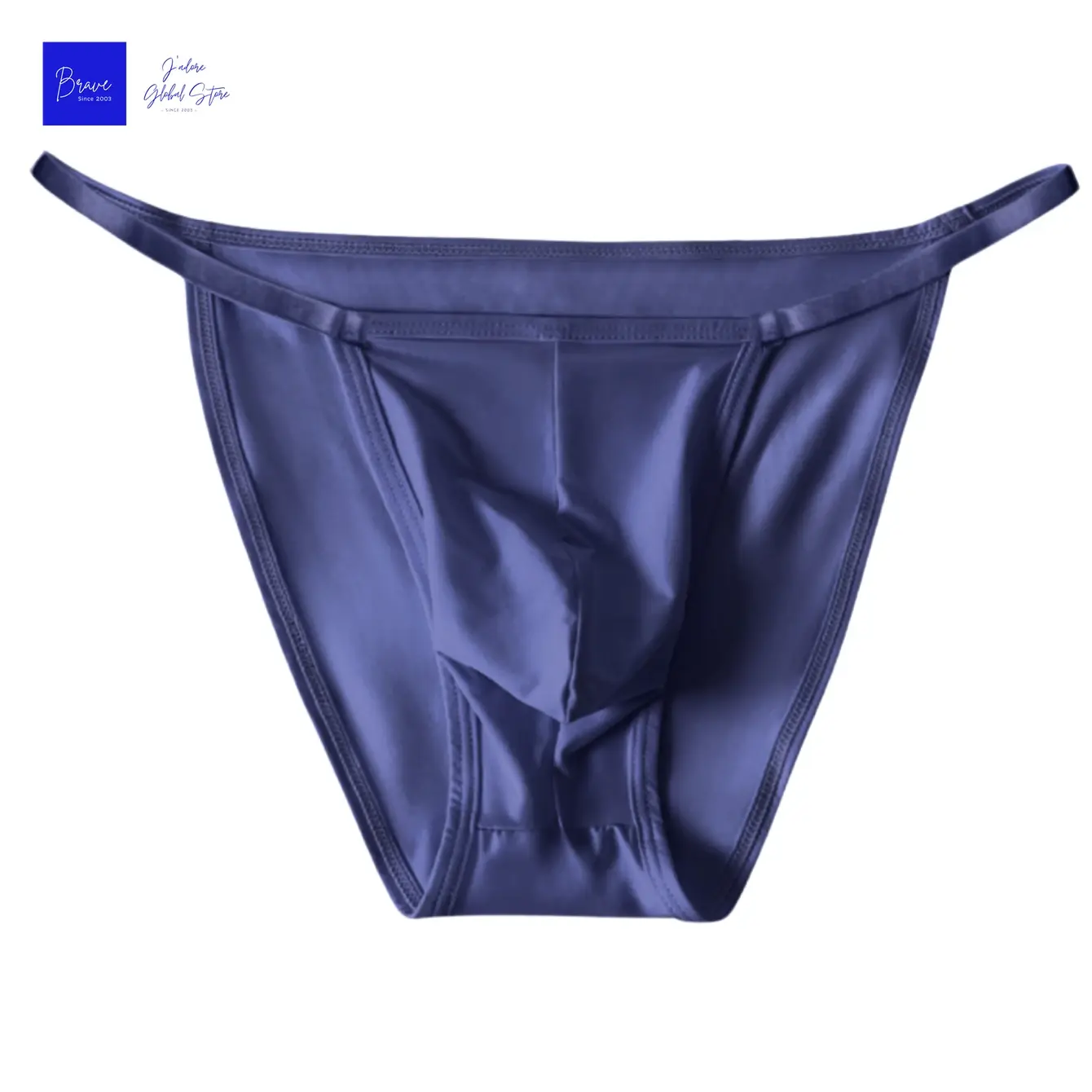 Mens Sexy Underwear Briefs Underpants Nylon Quick Dry Men's Briefs Bikini Slip Men's Tanga Briefs Mens Sexy Underwear U Pouch — image 3