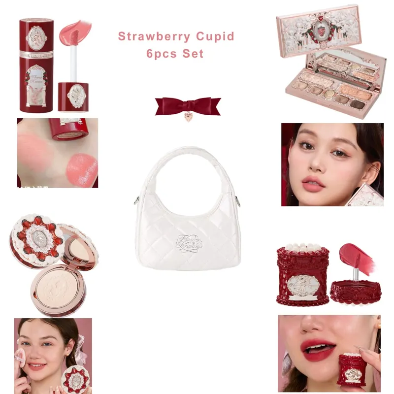 New Arrive Flower Knows The Sweetie Bear Collection Mini Setting Powder Cookie άρωμα και Dual Ended Brow Gel and Pencil — image 8