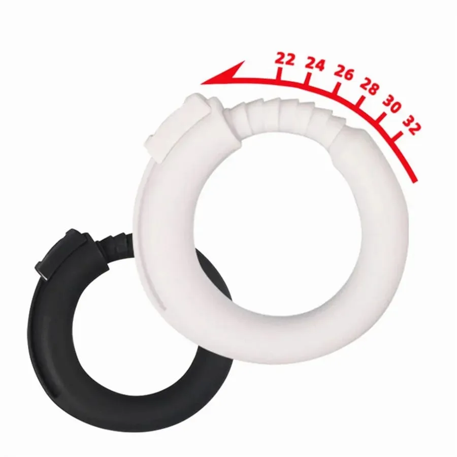 22-32mm Foreskin Corrector Adjustable Silicone Penis Rings Lock Semen Cock Ring Delay Ejaculation Sex Toys For Men Cockrings