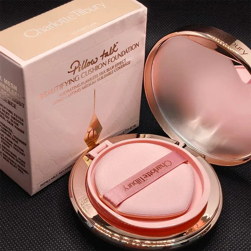 Charlotte Tilbury Shimmer Powder Air Cushion Lightweight Moisturizing Oil-controlling Long-lasting Fit Creates Pore-free Makeup