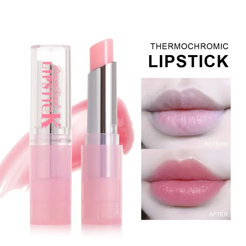 Color Lip Balm Ενυδατικό Γυαλιστερό Αδιάβροχο Ροζ Lip Balm με λαμπερό αποτέλεσμα κατάλληλο για όλους τους τύπους δέρματος Καταπραϋντικό