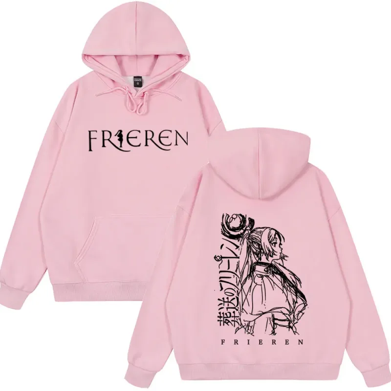Anime Frieren: au-delà de la fin du voyage sweat à capuche pour hommes femmes vêtements mode polaire sweats hiver mode drôle Style vêtements