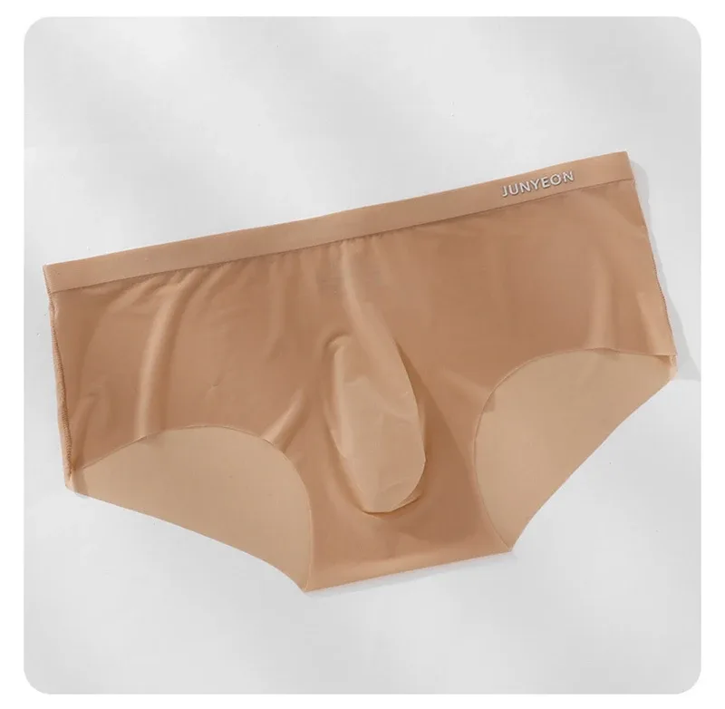 Sexy Men Briefs Undies Summer Seamless 3D Pouch Panties Ultra-thin And Light Breathable Underwear Quick Drying Underpants Slip — image 14