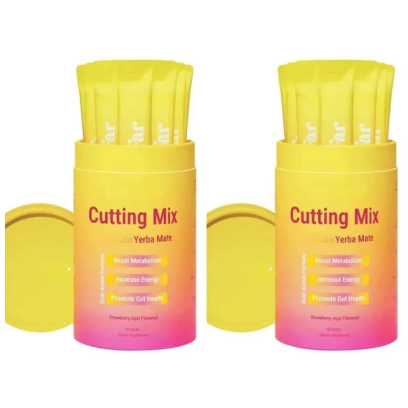 Cutting Drink Mix Yerba Mate & Magnesium Strawberry Flavor – 30 Servings