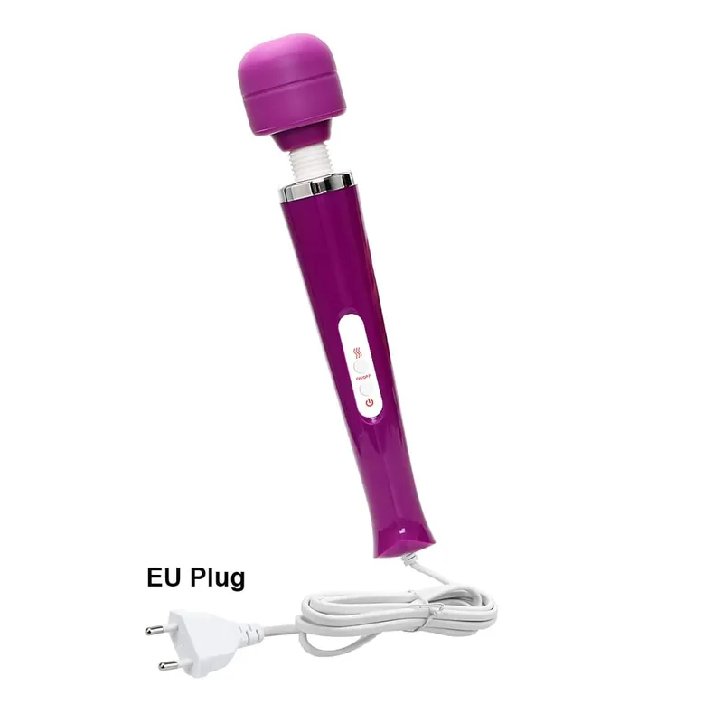 33cm Big Vibrators EU US Plug Magic Wand For Women Nipple Clitoris Stimulator Vaginal Anal Plug Dildo Female Masturbator Sex Toy — image 9