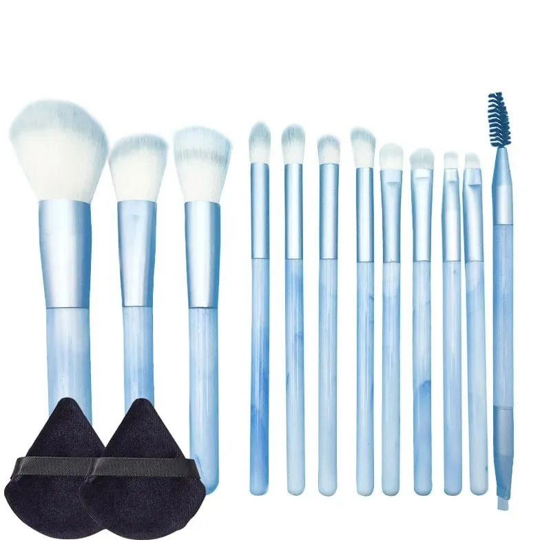 10/14 Stuks Make-Up Kwasten Set Oogschaduw Foundation Vrouwen Cosmetische Losse Poeder Blush Super Zachte Blending Make Up Borstel beauty Tool