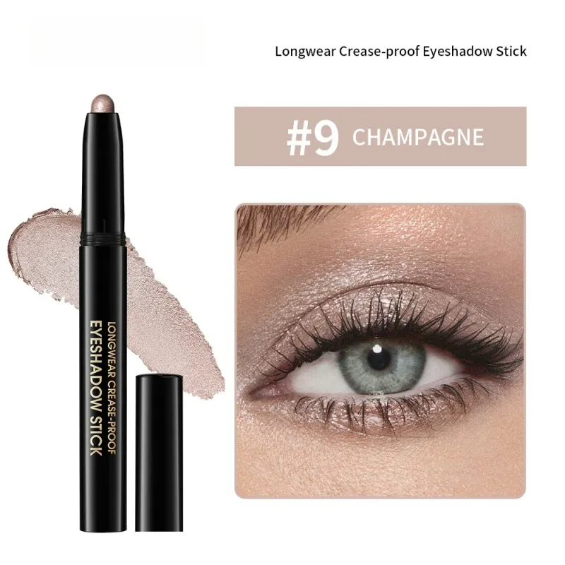6 Χρώματα Eyeshadow Pencil Stick Shimmer And Matte Waterproof Metallic Glitter Eye Shadow Highlighter Pencil Eyeshadow Cosmetics — image 10