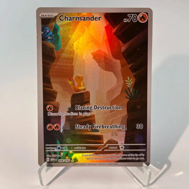 כרטיסי פוקימון 151 PKM PTCG3-D Bulbasaur Squirt Rainbow Gengar לשעבר Holographic Ex GX Rare Collection מתנות צעצועי קרב לתחביבים