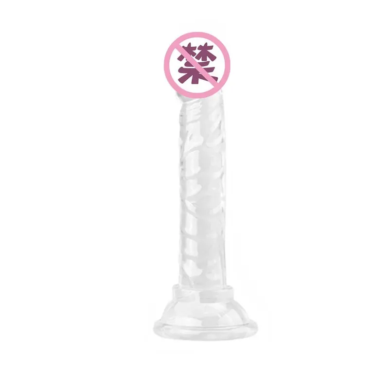Female Masturbator Silicone Dildo with Suction Cup Realistic Dick Insertion G-Spot Orgasm Gay Anal Butt Plug BDSM Sex Toy