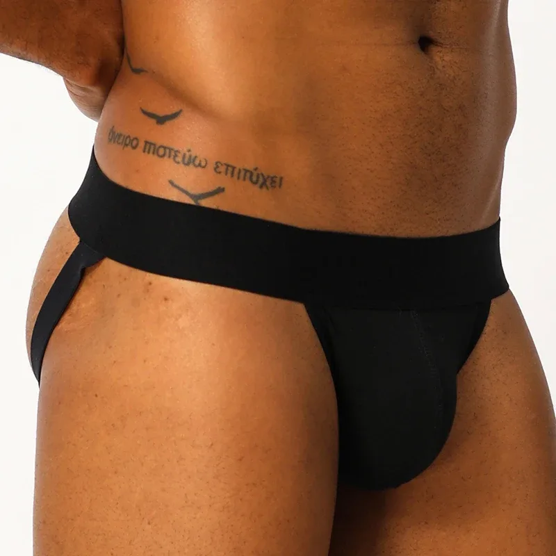 Mens Underwear Cotton Sexy Briefs Jockstrap Pouch Cuecas Man Sissy Panties Gay Thongs Male Underpants Slip Srting Underwear