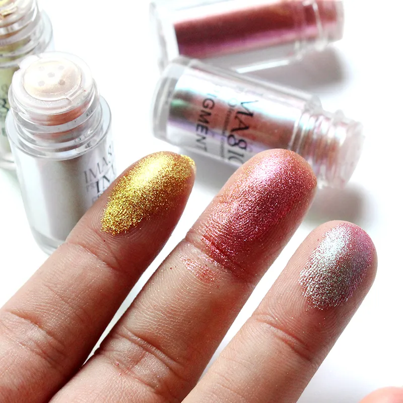 New Arrival Glitter Eyeshadow Metallic Loose Powder Waterproof Shimmer Pigments Colors Eye Shadow Makeup Cosmetics — image 3