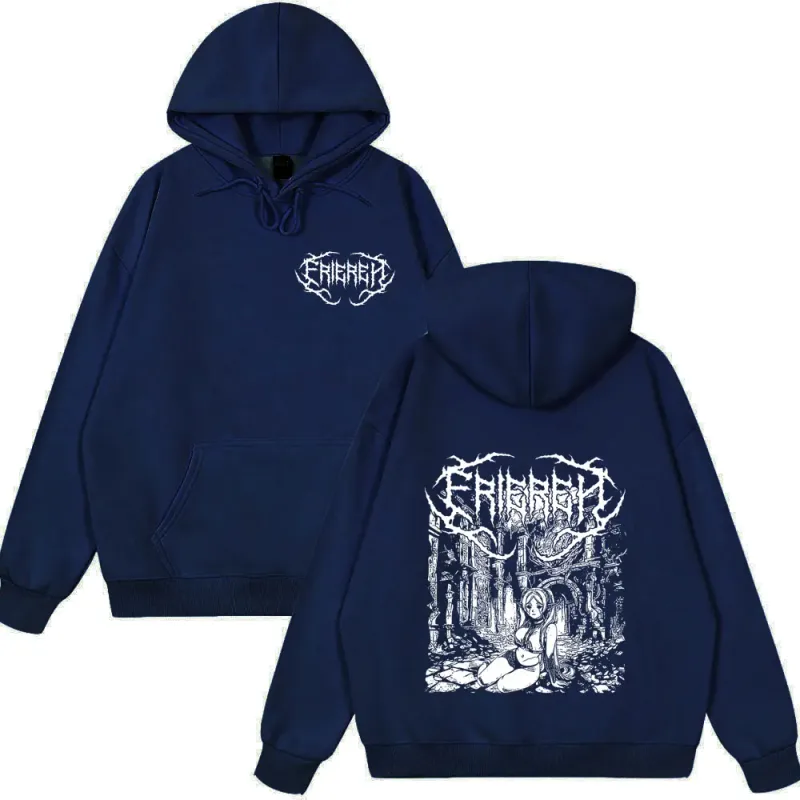 Anime Frieren: Beyond Journey's End T-shirt Frieren Manga Gothic Hoodies Herr Kvinnor Kläder Vinterkläder Lös stil Streetwears