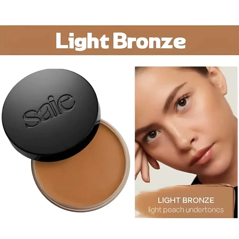 Μακιγιάζ Saie Liquid Powder Blusher Easy to Color Liquid High Gloss Face Contour Antique Copper Paste Φορητά καλλυντικά
