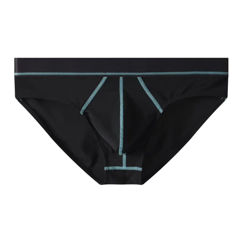 Men's ice briefs briefs Men's sensible pouch sports wicking sweat breathable mid-waist shorts — image 6