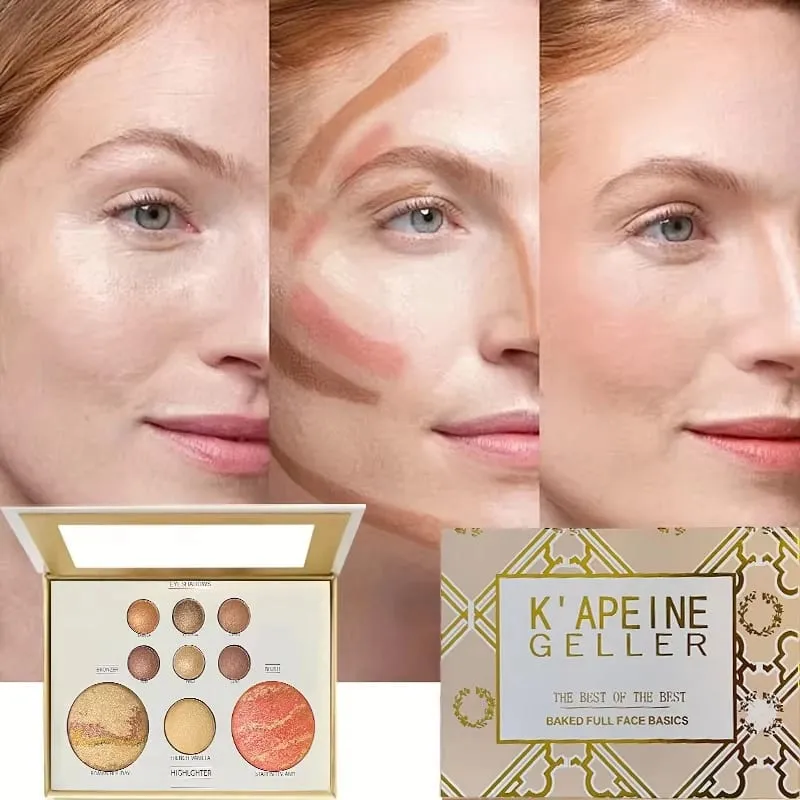 Tuscan Dreams Holiday Baked Starter Kit (4PC)-- Full Face Makeup Palette Foundation with Limited Edition Brushes — image 4
