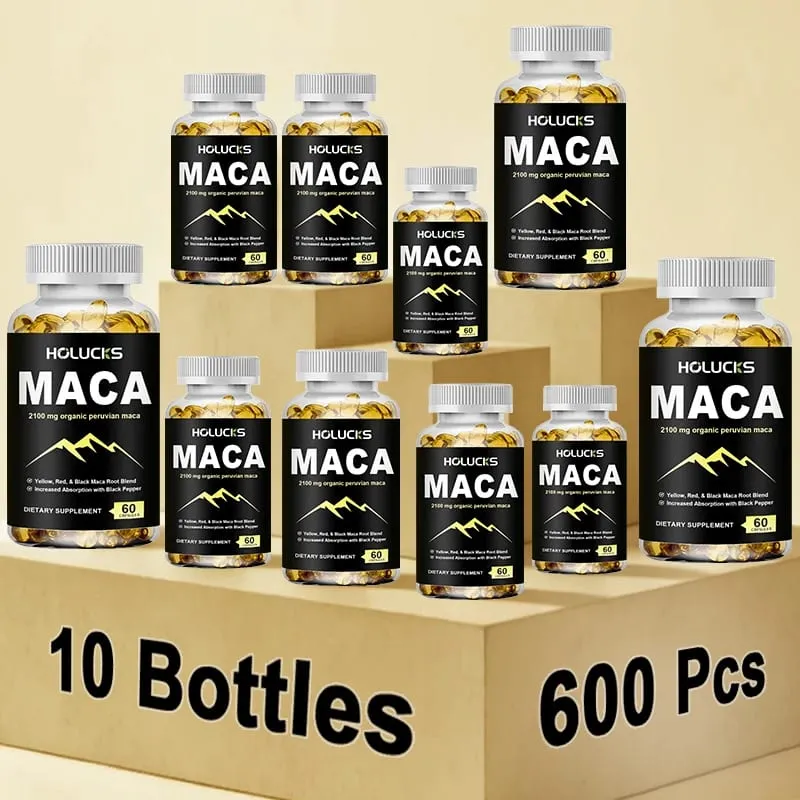 Βιολογικές κάψουλες Maca Root 2100mg με Μαύρο Πιπέρι Υποστηρίζει Ενεργειακή Αντοχή Διάθεση Αναπαραγωγική Υγεία & Ζωτικότητα — image 9