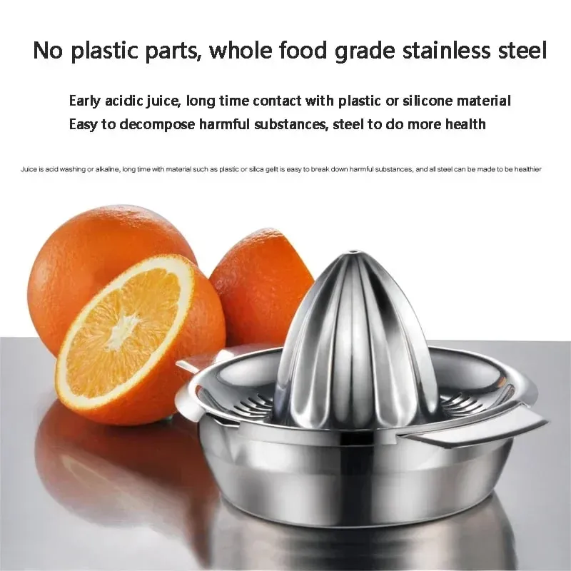 304 Inox Steel Lemon Juicer Home Μικρός Creative Juicer Portable Manual Juicer Orange Squeezer — image 4