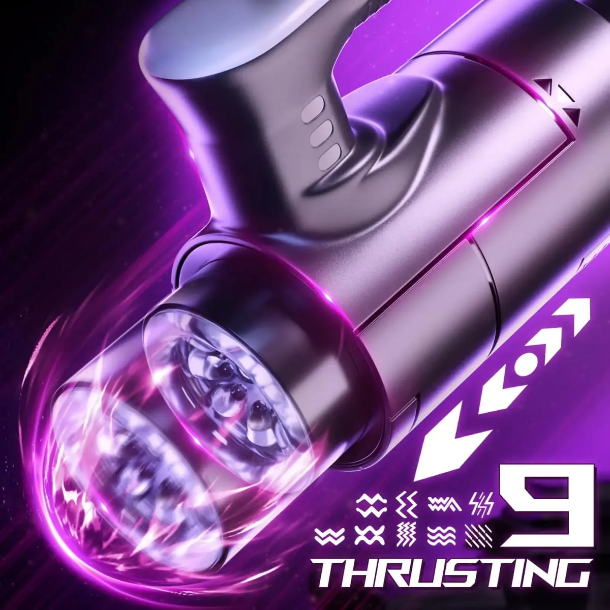 Masturbator for Men Automatic Telescopic Silicone Vagina Blowjob Oral Pussy Stimulator Sex Games Είδη για ενήλικες — image 2