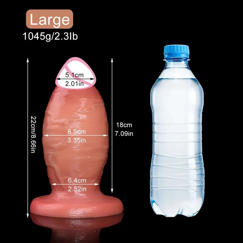 Thick Dildo For Anal Sex Toys 18+ Liquid Silicone Butt Plug Huge Anal Realistic Dildos Stout Plug Women Men Gay Masturbation