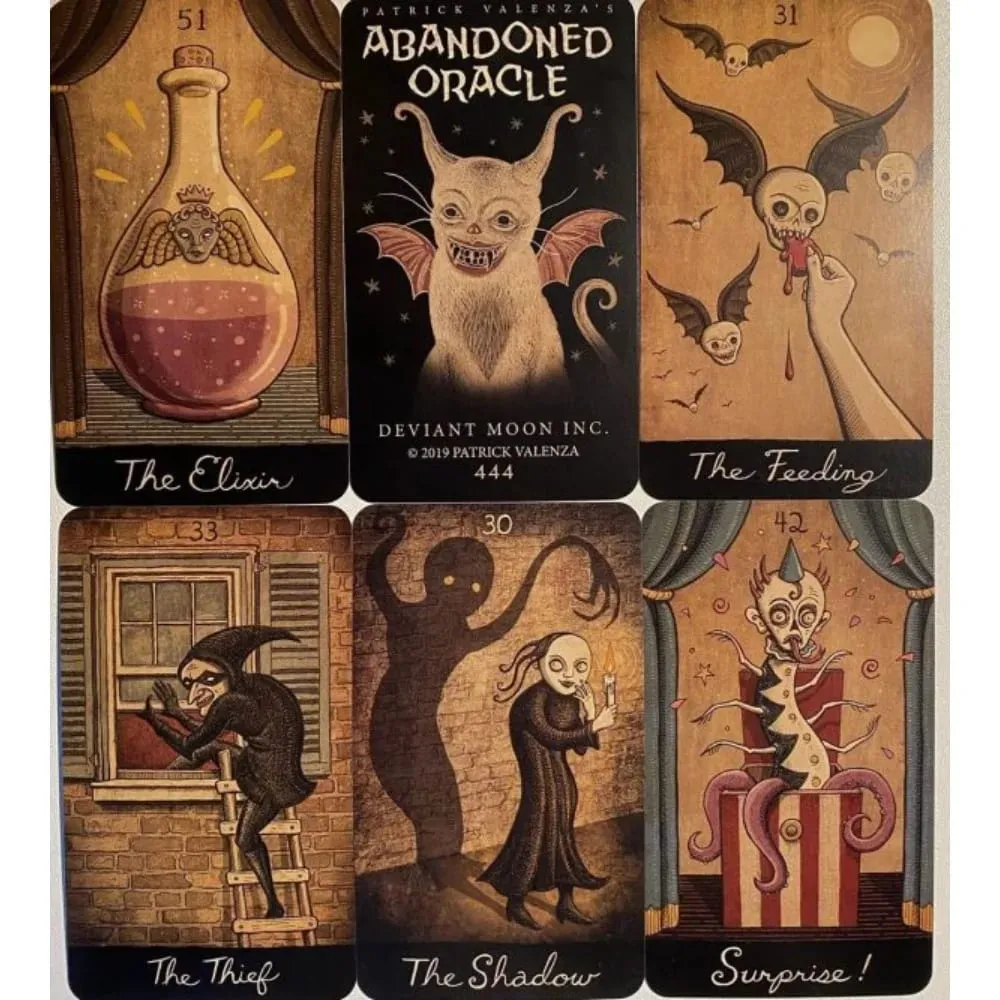 Abandoned Oracle Cards Deck 52 Cards Dark Fantasy Tarot Fortune Telling Witchcraft Spirit Επιτραπέζιο παιχνίδι Αγγλικά Έκδ. — image 5